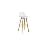 Lote de 2 taburetes con respaldo, taburete de bar, capacidad hasta 100 kg, H95 cm, ES (2 taburetes-2) - details 8