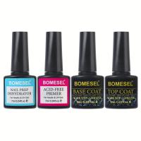 Kit de cuidado de uñas profesional de 4 piezas, deshidratante hipoalergénico e imprimación, gel de larga duración, sin olor - details 0