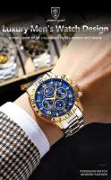 Reloj militar de lujo de alta calidad para hombre, cronógrafo, resistente al agua, luminoso, de pulsera, de acero inoxidable, de cuarzo, con caja - details 3