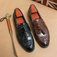 2023 nuevos zapatos de cuero genuino del vestido de boda de los hombres, zapatos Mokasin Gommino Le Fu - details 0