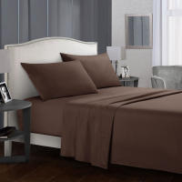 Juego de Ropa de Cama de Poliéster Microfibra Cepillada 4 Piezas: Funda de Almohada Plana, Sábana Bajera y 2 Fundas de Almohada - details 8