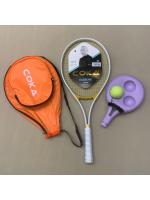 Juego de raqueta de tenis para niños y jóvenes, raqueta de tenis para adultos de aleación de aluminio para entrenamiento principiante para estudiantes universitarios - details 17