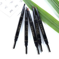 Lápiz de cejas de doble cabeza, alto pigmento, no se decolora, resistente al agua, duradero, lápiz de cejas de cinco colores, cosméticos para ojos para mujeres - details 8