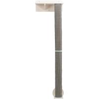 Trixie Set de Pared 1, Poste con Soportes de Pared, Gris - details 0