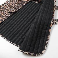 BUNO-chaleco elegante con estampado de leopardo para mujer, nueva moda 20225, chaquetas sin mangas con lazo y cuello en V, chaleco ajustado Vintage, Top corto - details 12