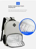 Mochila de 25L para Deportes al Aire Libre y Viajes Grandes Capacidad Material Oxford Ligero Ahorro de Espacio Separación Seca y Húmeda Adecuada para Hombres y Mujeres - details 15