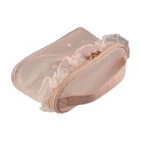 Bolso Simple de malla para cosméticos, bolsa de lavado con cremallera, bolsa de almacenamiento de malla, bolsa de pañuelos, organizador de artículos de tocador de gran capacidad para mujer - details 23