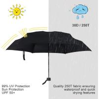 Paraguas Compacto y Ligero Diseño Mini para Viajes Parasol Portátil para Lluvia y Sol - details 47