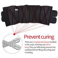 Entrenador de cintura moldeador de cuerpo cinturón de sudor adelgazante recortador de cintura para mujeres cinturón adelgazante para pérdida de peso del vientre recortador de barriga con ajuste - details 3