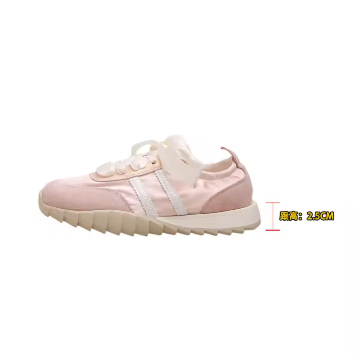 Primavera y verano nuevos zapatos blancos versátiles transpirables que combinan con el color zapatos deportivos y de ocio. - 1