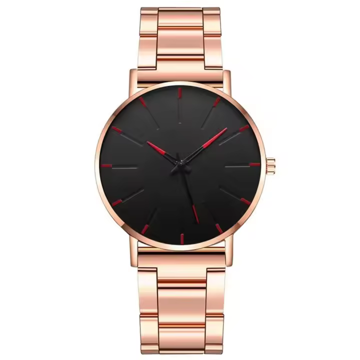 Reloj de Cuarzo Ultra Delgado de Lujo Casual 2025 Correa de Acero Inoxidable - 1