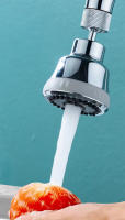 Aireador de grifo de cocina giratorio 360 °, de 4 modos burbujeador, boquilla de filtro antisalpicaduras para baño, adaptador extensor de grifo de lavabo - details 7