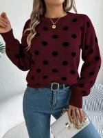 Suéter con capucha de manga larga tejido a la moda para mujer Otoño/Invierno 2024 con color a Do - details 9