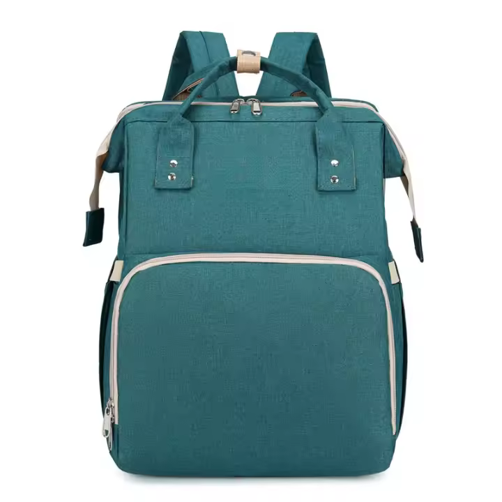 Gran capacidad, multifunción, conveniente cuna plegable, bolso de mamá, mochila de alta gama. - 1