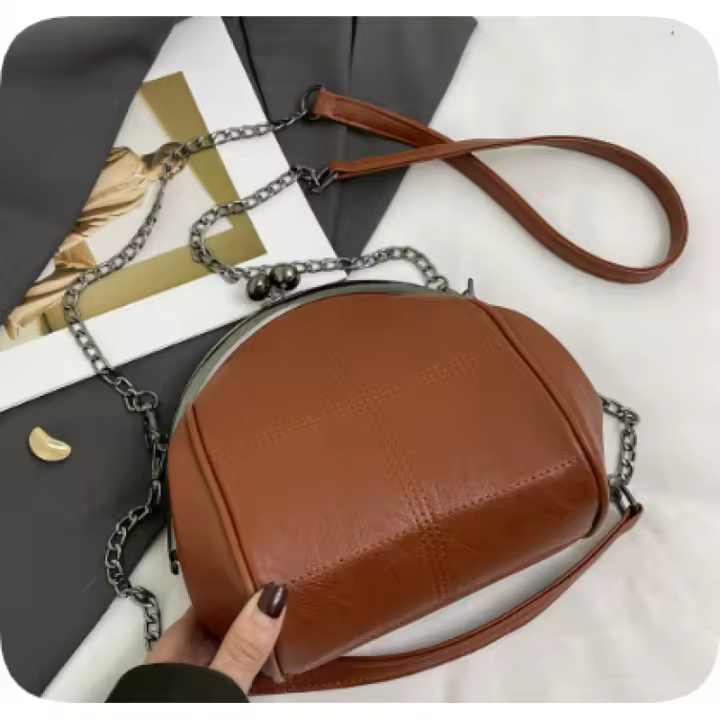 Bolso bandolera acolchado para mujer - Negro clásico, correa de hombro desmontable, diseño elegante para compras, oficina y citas, bolso de viaje para oficina |   Textura acolchada |   Forro de poliéster, bolso cruzado - 1