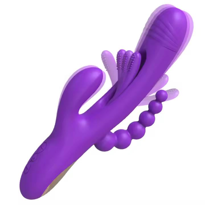 Vibrador de conejo para mujer, 3 en 1 estimulador de clítoris, potente, 21 modos, juguete sexual, productos para adultos - 1