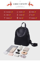 FOXER-Mochila De cuero dividido para mujer, bolso escolar de gran capacidad, bolso de viaje para oficina - details 3
