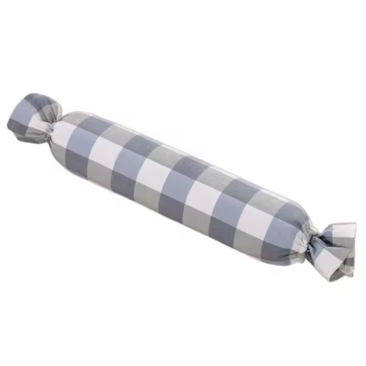 Funda de almohada enrollable Cervical extraíble, funda de almohada suave y cómoda, funda de almohada para cabeza de Material lavado clásico, sofá - 1