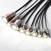 Luz de Piscina de Acero Inoxidable Mini LED IP68 Impermeable 100 Lúmenes de Brillo para Iluminar Caminos de Escaleras de Jardín - details 1