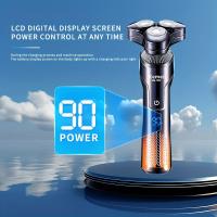 Afeitadora eléctrica con interfaz USB para hombre, lavada con agua portátil maquinilla de afeitar, tendencia recomendada, 7939 - details 1