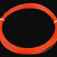 Cuerda de raqueta de bádminton de alta elasticidad, cuerdas de bádminton de entrenamiento duraderas de 0,7 MM, línea de raqueta colorida y flexible - details 7