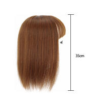 Peluca recta completa para mujer, cabello grueso realista, suave y esponjoso, para fotografía, escenario, película - details 3
