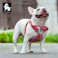 Chaleco de perro Truelove Floral con ajuste fácil y seguro 100% algodón suave para viajes adaptado a todas las razas lavable a mano - details 7