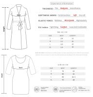 Conjunto de pijama con ribete de encaje de seda, adecuado para que las mujeres usen batas cómodas y pijamas sexys. - details 0