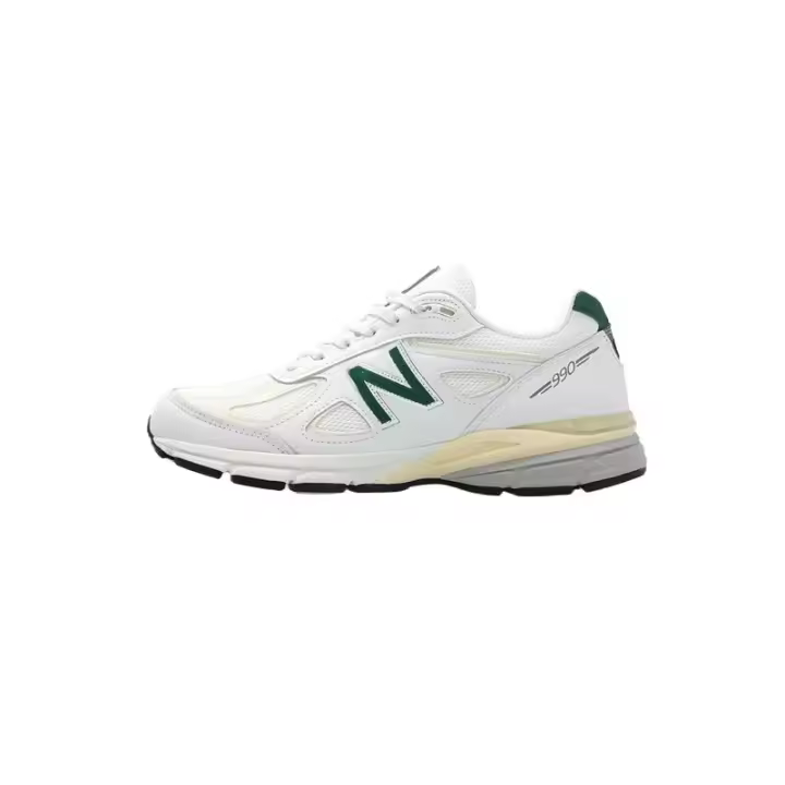 Auténticas zapatillas Leten NB 990 V4 blancas U990TC4 para hombre y mujer - 1