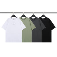 Camiseta de manga corta de alta calidad para hombre de Hip-Hop, camiseta de verano de manga corta de moda, bordado de Stone Island - details 17