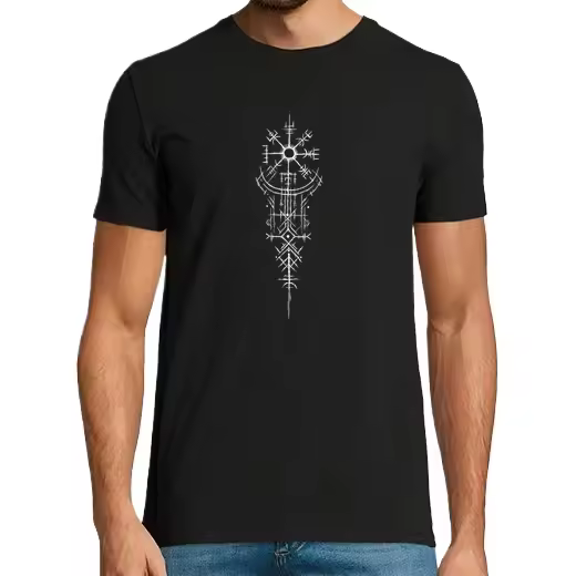 Norsemen Gliph Camisetas hombre clásica premium de vikingos - 1