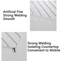 Soporte cuadrado para olla, soporte aislado antiescaldaduras para olla, estante grueso a prueba de herrumbre, herramientas de cocina, mantel individual, decoración para mesa de comedor, 2 uds. - details 4