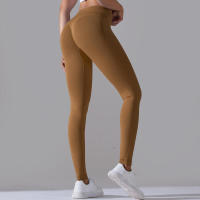 Leggings de yoga para mujer, pantalones deportivos sin costuras, cintura alta, levantamiento de cadera, entrenamiento, correr - details 30