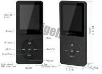 Reproductor MP3 Original RUIZU X02 con pantalla de 1.8 pulgadas puede reproducir 100 horas 4-64GB con FM E-Book y reloj datos mp4 de la marca RJYLZ - details 10