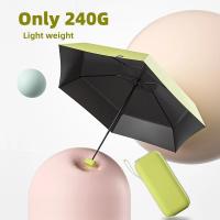 UPF50 + Mini paraguas plegable de vinilo, pequeño parasol, paraguas de bolsillo para lluvia, paraguas de viaje, protección ultravioleta, Parasol cápsula - details 7