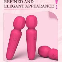 Mini varilla recargable masajero suave completo de silicona varilla vibrador multimodo vibrador adulto juguete sexual para mujeres - details 1
