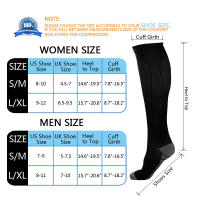 Calcetines de compresión para hombre y mujer, medias de presión para deportes al aire libre, venas varicosas, 6 pares por lote - details 0