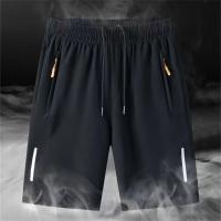 Pantalones Cortos de Playa de Seda de Hielo Ultra Delgados Ropa Deportiva Casual para Hombres en Verano Secado Rápido Talla Suelta Estilo Gimnasio - details 7