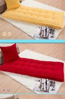 Cojín grueso de pana para el hogar y la Oficina, cojín largo de Color sólido, Tatami, personalizable, para el suelo, para invierno - details 6