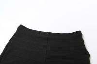BUNO-Conjunto de 2 piezas de punto para mujer, camiseta sin mangas con espalda descubierta y cordones, pantalón corto de cintura elástica, ropa de calle a juego - details 14