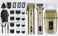 Cortapelos Profesional para Hombres Afeitadoras eléctricas Recortadora de Pelo de Nariz y Recortadora de Detalles Juego de 5 Piezas, Recortadora de Barba Inalámbrica Cortapelos de Peluquero para Cortar el Cabello Kit de Aseo para Hombres - details 4