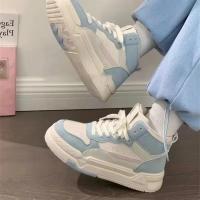 Zapatillas Deportivas con Plataforma Azul Zapatos Planos para Mujer, Estilo Vintage, Informal, Ultrazonado, Kawaii, Lolita, Harajuku, Botas Escolares - details 29