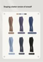 Pantalones de Yoga de Cintura Alta Ajuste Cerrado hasta la Coxa Ideal para Gimnasio, Deportes, Baile - details 0