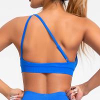 Sujetador deportivo asimétrico para mujer, Top de gimnasio con soporte alto, cuello Halter, espalda descubierta, Fitness, velocidad, Activewaer, entrenamiento, ropa interior sin costuras - details 22