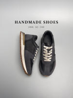 Zapatos deportivos para hombre, hechos a mano, estilo maduro, retro, de cuero, con suela gruesa y transpirable. - details 8