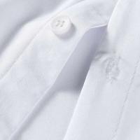 Nueva camisa de negocios de manga corta informal de color sólido para hombre, moda de verano, sin permanente, top cómodo y versátil - details 5