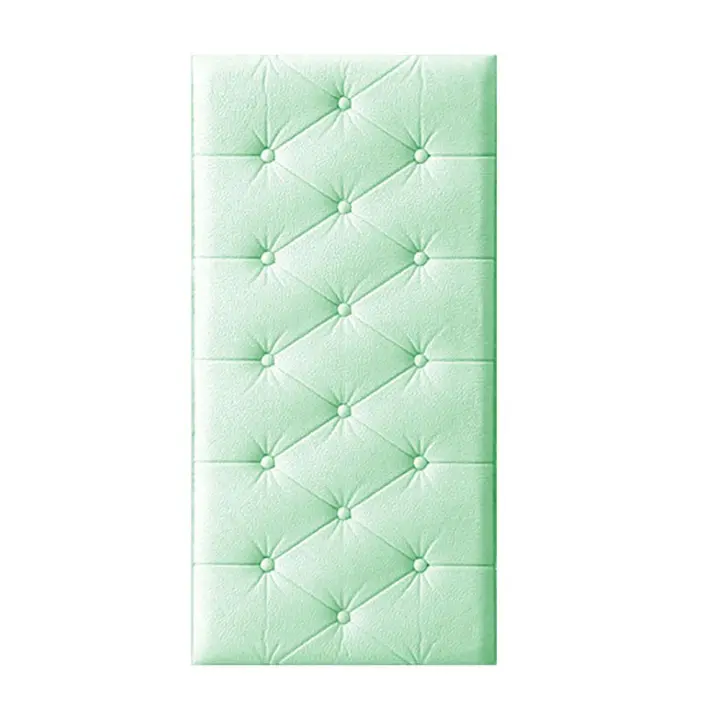 Cojín autoadhesivo para cabeceros de cama, decoración del hogar, fondo, decoración de pared, paneles de pared, pegatina de pared de espuma - 1