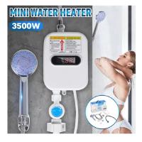 Calentador de agua eléctrico instantáneo, 3500W, 110V, grifo de baño, calefacción instantánea en 3 segundos, enchufe estadounidense - details 2