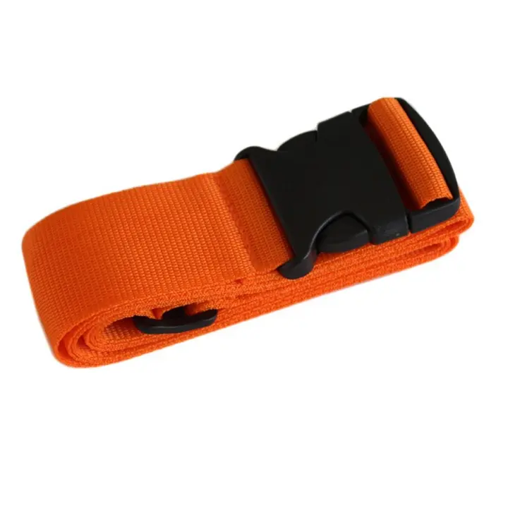 Hebilla de seguridad PP, envío al extranjero, ajustable, para acampar al aire libre, para maletas, correa de equipaje, cinta de embalaje, soporte, correa, cinturón de seguridad - 1