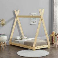 Cama para niños pequeños Cama Infantil 160 x 80cm Estructura Tipi de Madera Pino Color Pino Natural - details 49